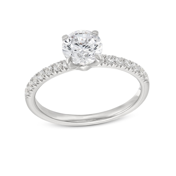 1-1/5 CT. T.w. Diamond Engagement Ring in 14K White Gold