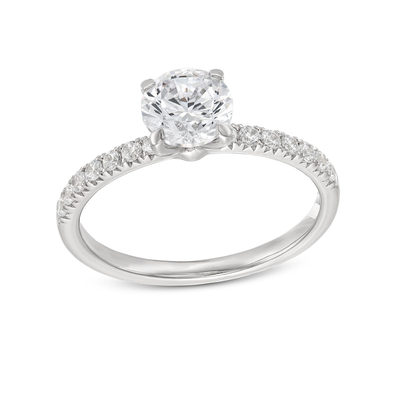 Main Image 1 of 1-1/5 CT. T.W. Diamond Engagement Ring in 14K White Gold