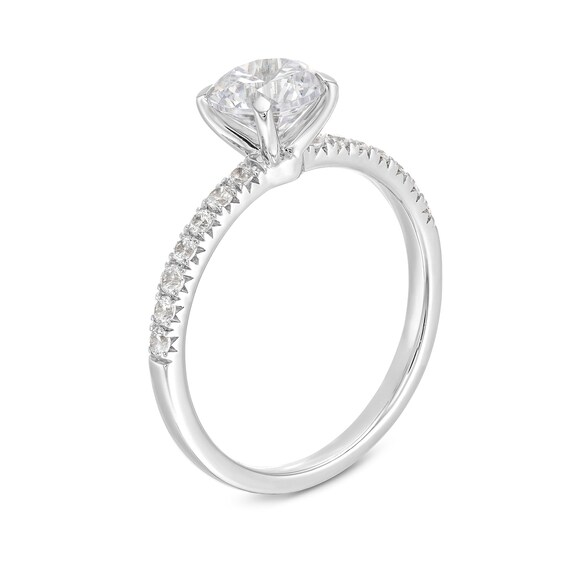1-1/5 CT. T.w. Diamond Engagement Ring in 14K White Gold
