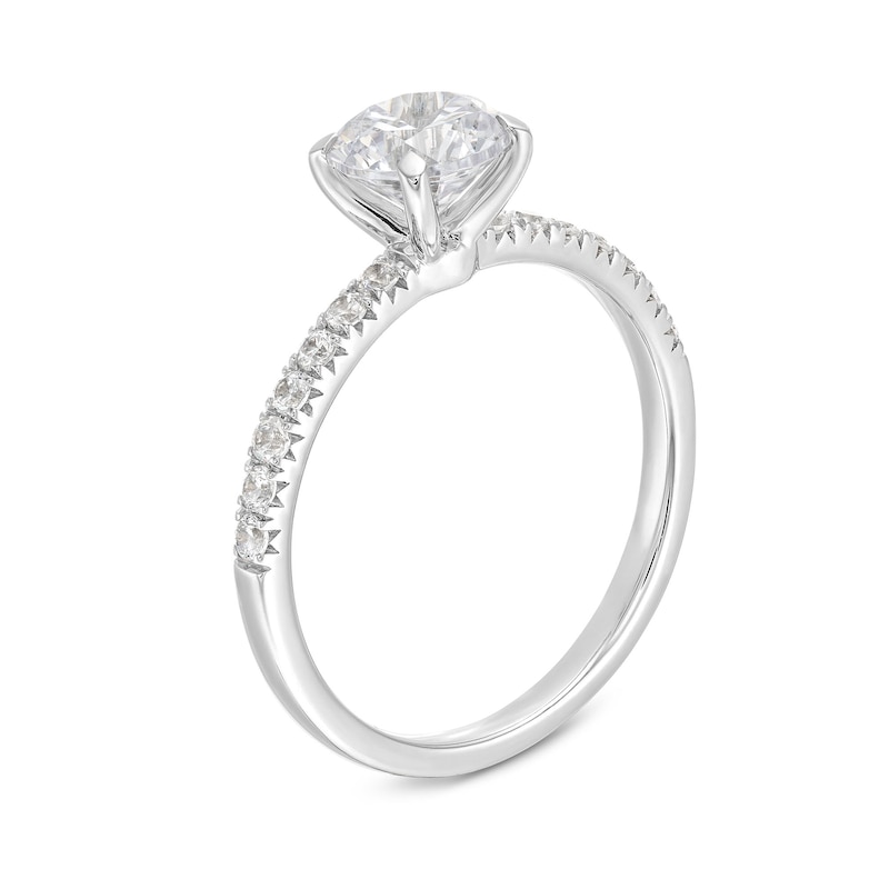 Main Image 2 of 1-1/5 CT. T.W. Diamond Engagement Ring in 14K White Gold