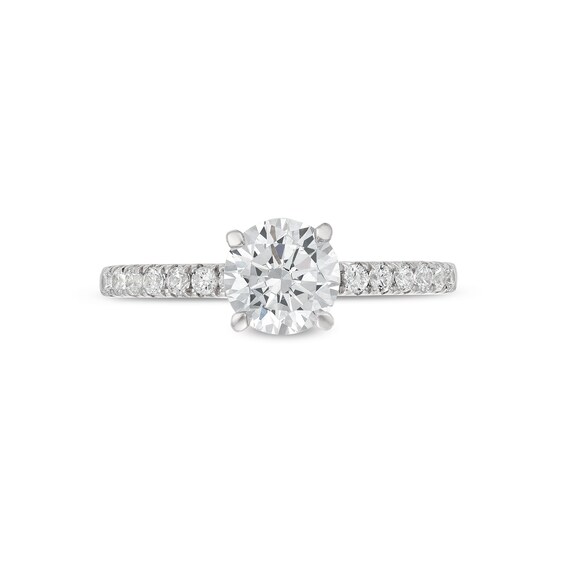 1-1/5 CT. T.w. Diamond Engagement Ring in 14K White Gold