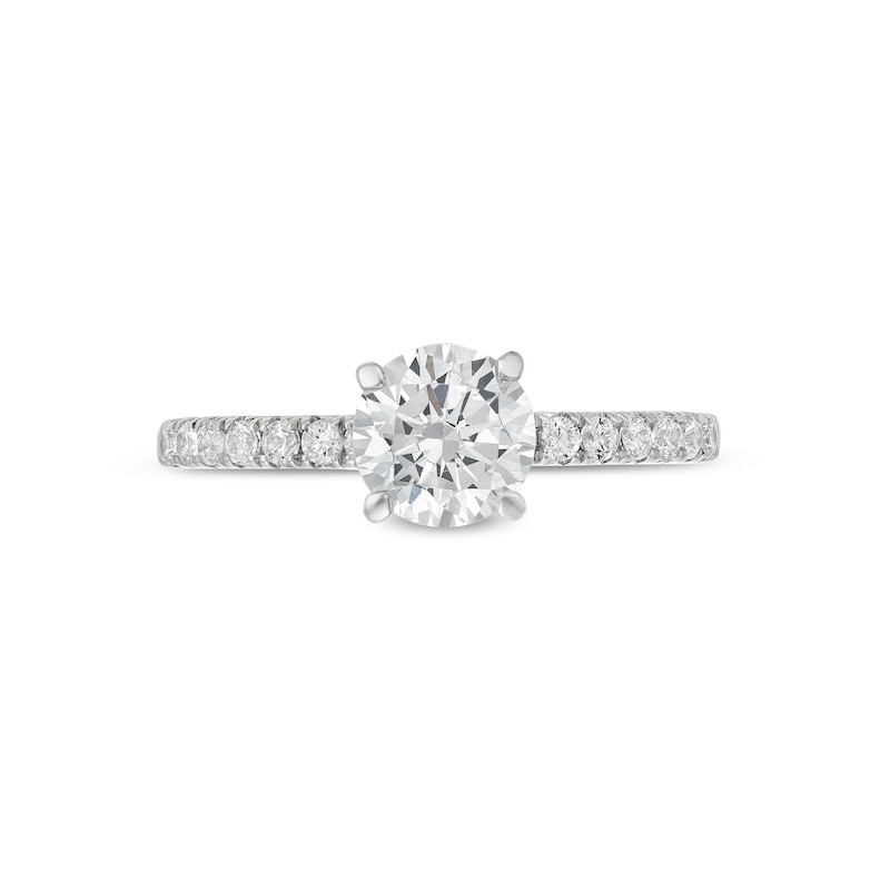 Main Image 3 of 1-1/5 CT. T.W. Diamond Engagement Ring in 14K White Gold