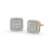 Thumbnail Image 1 of 1/4 CT. T.W. Cushion-Shaped Multi-Diamond Octagon Frame Stud Earrings in 10K Gold