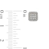 Thumbnail Image 3 of 1/4 CT. T.W. Cushion-Shaped Multi-Diamond Octagon Frame Stud Earrings in 10K Gold