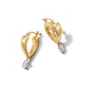 Thumbnail Image 1 of 1/2 CT. T.W. Emerald-Cut Certified Lab-Grown Diamond Solitaire Drop Earrings in 14K Gold (F/SI2)