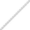 Thumbnail Image 1 of 2.75mm Diamond-Cut Round Rope Chain Necklace in Hollow 14K White Gold - 18”