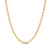 Thumbnail Image 1 of 2.9mm Diamond-Cut Round Rope Chain Necklace in Hollow 14K Gold - 20”