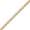 Thumbnail Image 3 of 2.9mm Diamond-Cut Round Rope Chain Necklace in Hollow 14K Gold - 20”
