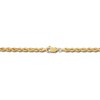Thumbnail Image 3 of 2.9mm Diamond-Cut Round Rope Chain Necklace in Hollow 14K Gold - 18”