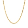 Thumbnail Image 1 of 2.9mm Diamond-Cut Round Rope Chain Necklace in Hollow 14K Gold - 22”