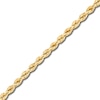 Thumbnail Image 2 of 2.9mm Diamond-Cut Round Rope Chain Necklace in Hollow 14K Gold - 22”
