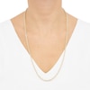 Thumbnail Image 2 of 3.75mm Diamond-Cut Round Rope Chain Necklace in Hollow 14K Gold - 26”