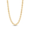 Thumbnail Image 1 of 3.75mm Diamond-Cut Round Rope Chain Necklace in Hollow 14K Gold - 20”