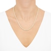 Thumbnail Image 2 of 3.75mm Diamond-Cut Round Rope Chain Necklace in Hollow 14K Gold - 20”