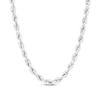 Thumbnail Image 1 of 3.75mm Diamond-Cut Round Rope Chain Necklace in Hollow 14K White Gold - 24”