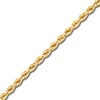 Thumbnail Image 2 of 2.9mm Diamond-Cut Round Rope Chain Necklace in Hollow 14K Gold - 24”