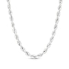 Thumbnail Image 1 of 3.75mm Diamond-Cut Round Rope Chain Necklace in Hollow 14K White Gold - 22”