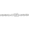 Thumbnail Image 3 of 3.75mm Diamond-Cut Round Rope Chain Necklace in Hollow 14K White Gold - 26”