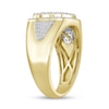Thumbnail Image 2 of 1 CT. T.W. Diamond Oval Signet Ring in 10K Gold