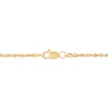 Thumbnail Image 2 of 1.8mm Diamond-Cut Round Rope Chain Necklace in Hollow 14K Gold - 16”