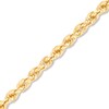 Thumbnail Image 1 of 4.5mm Diamond-Cut Round Rope Chain Necklace in Hollow 14K Gold - 22”