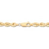 Thumbnail Image 3 of 4.5mm Diamond-Cut Round Rope Chain Necklace in Hollow 14K Gold - 22”