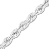 Thumbnail Image 1 of 4.5mm Diamond-Cut Round Rope Chain Necklace in Hollow 14K White Gold - 26”