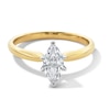 Thumbnail Image 1 of 1/2 CT. Marquise-Cut Diamond Solitaire Engagement Ring in 14K Gold (I/I2)
