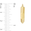 Thumbnail Image 2 of 24.7mm Hexagon-Shaped Hoop Earrings in 14K Gold