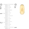 Thumbnail Image 2 of Puffed Half Hoop Earrings in 14K Gold