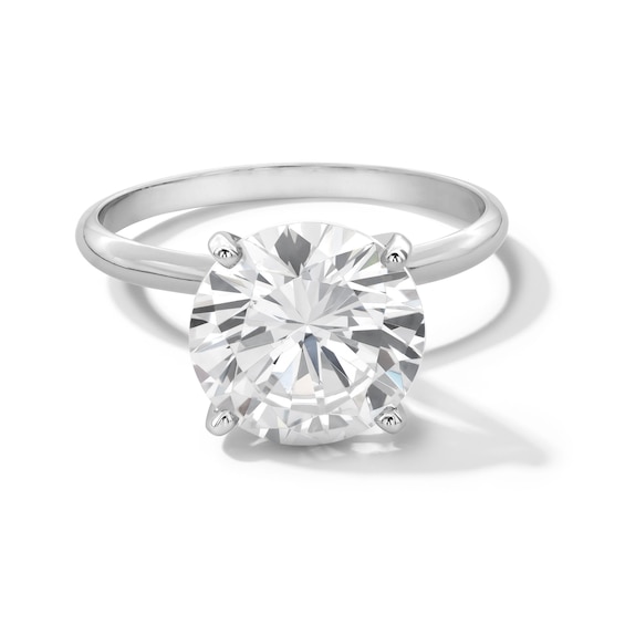 4 CT. Certified Lab-Grown Diamond Solitaire Engagement Ring in 14K White Gold (F/Vs2