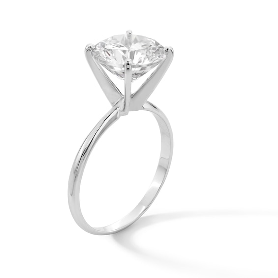 4 CT. Certified Lab-Grown Diamond Solitaire Engagement Ring in 14K White Gold (F/Vs2