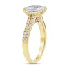 Thumbnail Image 2 of 2-1/3 CT. T.W. Princess-Cut Certified Lab-Grown Diamond Split Shank Engagement Ring in 14K Gold (I/SI2)