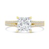 Thumbnail Image 3 of 2-1/3 CT. T.W. Princess-Cut Certified Lab-Grown Diamond Split Shank Engagement Ring in 14K Gold (I/SI2)