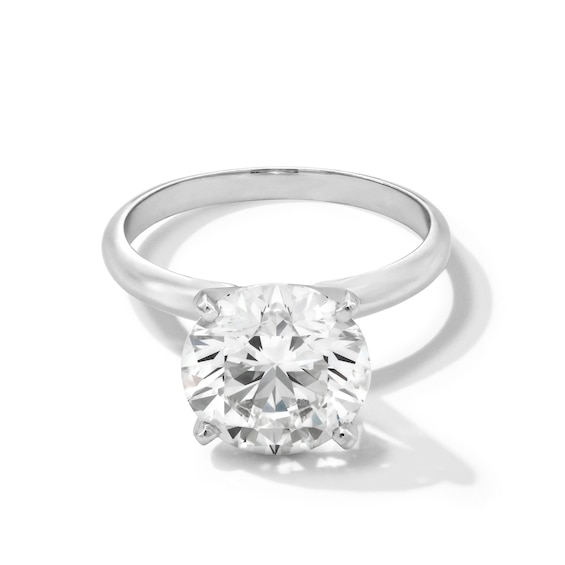 4 CT. Certified Lab-Grown Diamond Solitaire Engagement Ring in 14K White Gold (F/Vs2