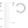 Thumbnail Image 2 of 13.2mm Beaded Ear Cuffs in 14K White Gold