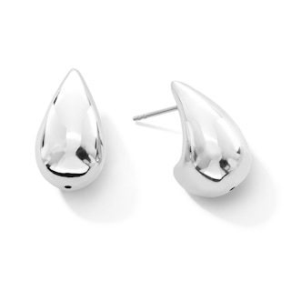 Teardrop Earrings in Solid Sterling Silver