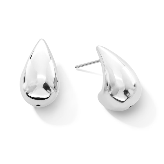 Teardrop Earrings in Solid Sterling Silver