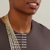 Thumbnail Image 5 of 4.8mm Diamond-Cut Figaro Chain Necklace in Solid 10K Gold - 22”