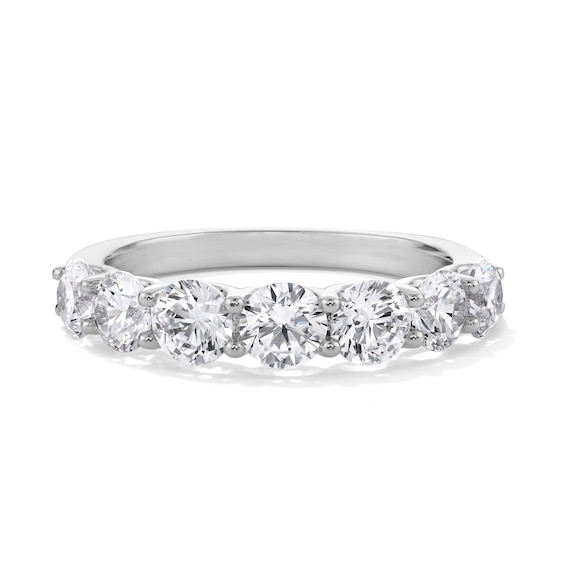 2 CT. T.w. Certified Lab-Grown Diamond Seven Stone Anniversary Band in 14K Gold (I/Si2)