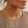 Thumbnail Image 4 of 4.0mm Diamond-Cut Flat Curb Chain Necklace in Solid 10K Gold - 20”