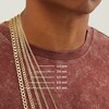 Thumbnail Image 5 of 4.0mm Diamond-Cut Flat Curb Chain Necklace in Solid 10K Gold - 20”