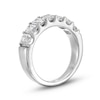 Thumbnail Image 3 of 2 CT. T.W. Emerald-Cut Certified Lab-Grown Diamond Seven Stone Anniversary Band in 14K White Gold (F/SI2)