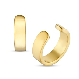 3.75mm Flat Ear Cuffs in 14K Gold