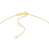 Thumbnail Image 3 of White Enamel Cross Pendant in 14K Gold