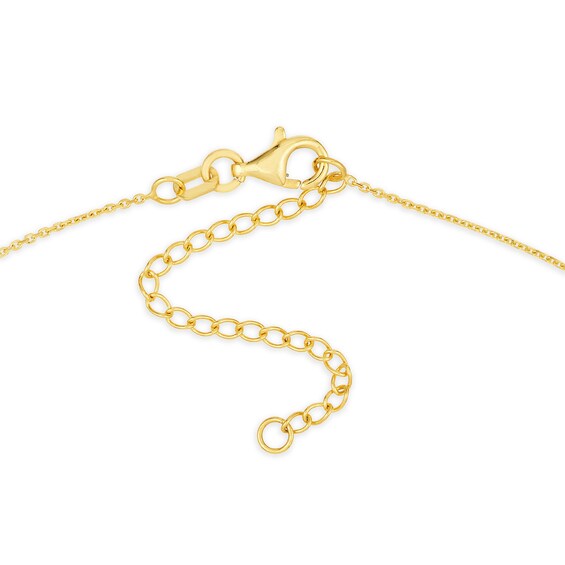 Interlocking Paper Clip Link Carabiner Necklace in 14K Gold