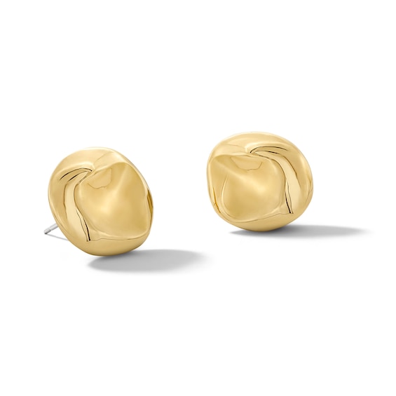 Zales x Soko Bahari Stud Earrings in Brass with 24K Gold Plate