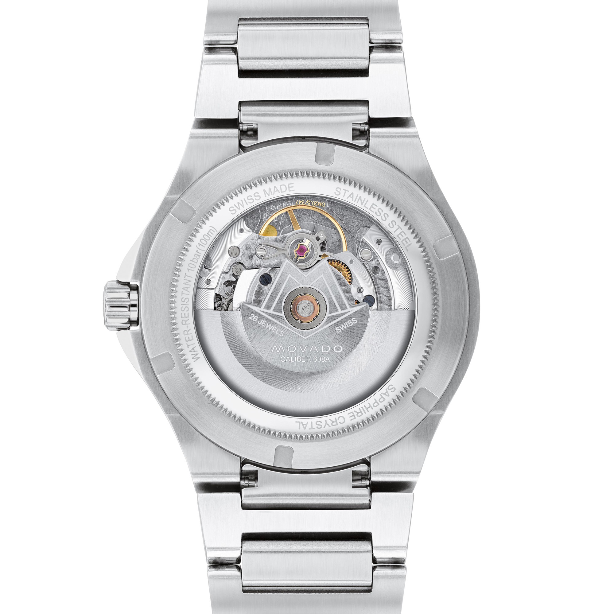 Thumbnail Image 3 of Men's Movado SE Automatic Watch with Textured Blue Dial (Model: 0607930)