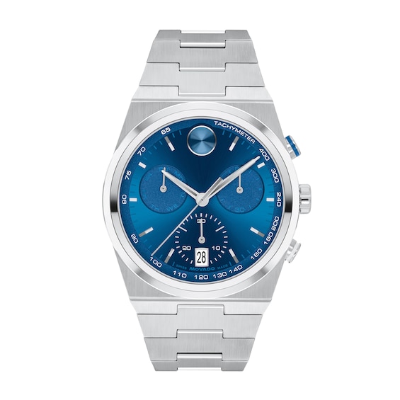 Men's Movado Bold® Quest Chronograph Watch with Blue Dial (Model: 3601199)