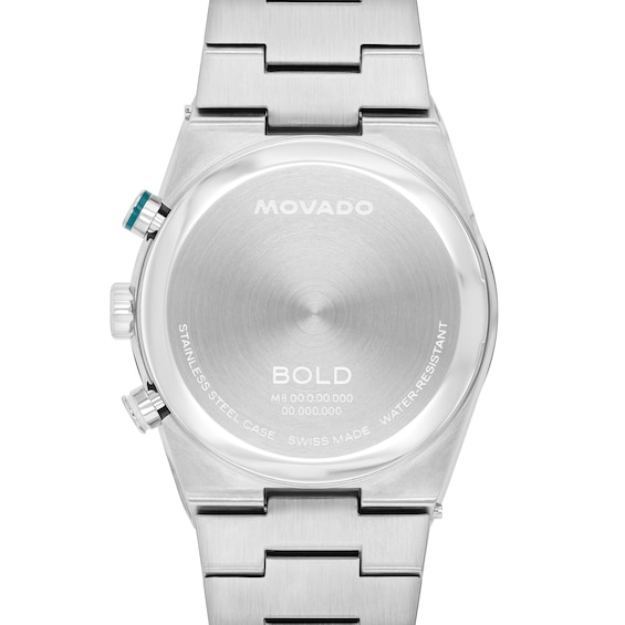 Men's Movado Bold® Quest Chronograph Watch with Green Dial (Model: 3601200)